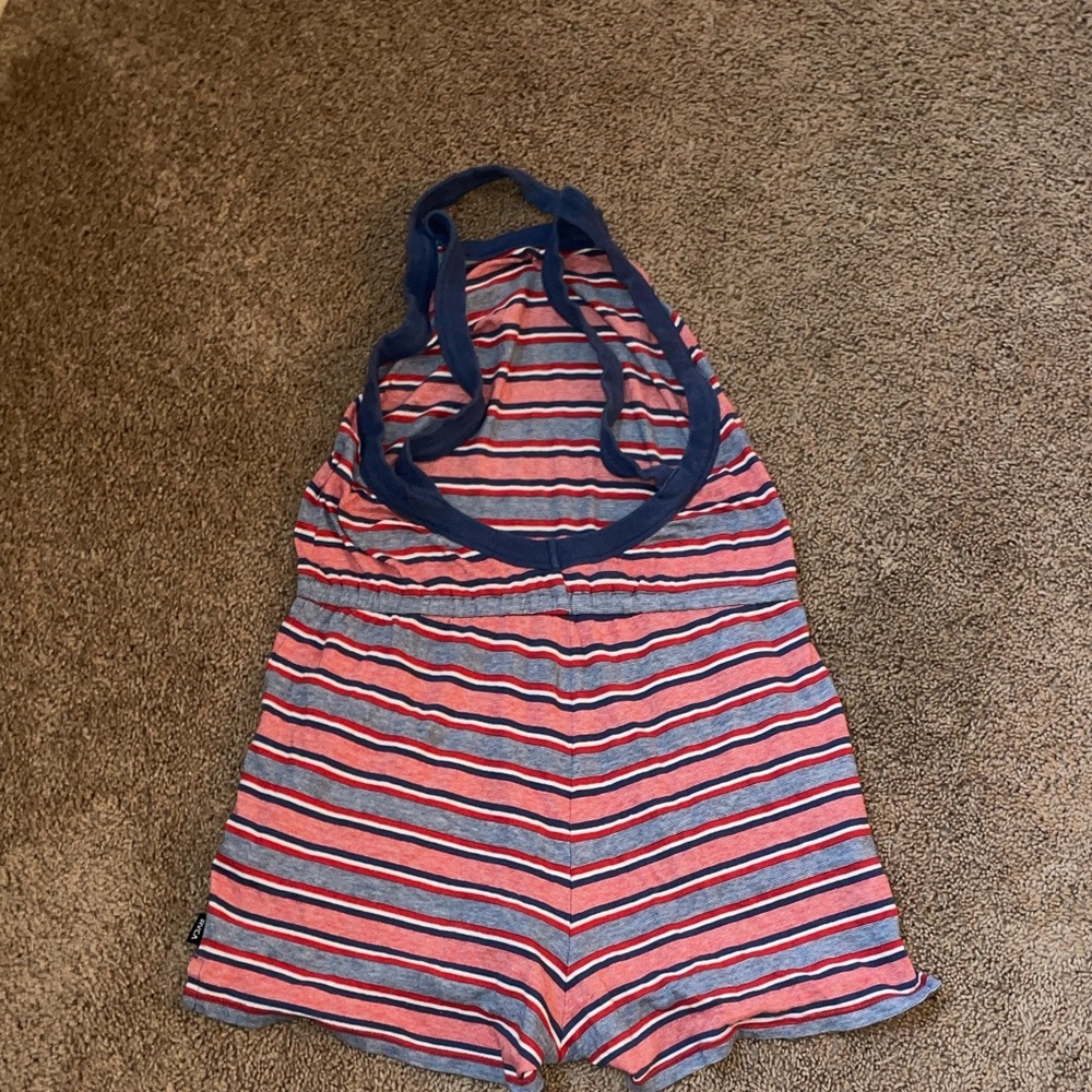 Striped RVCA Romper - Picture 3 of 3